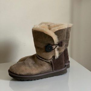 UGG Mini Bailley Short Fur Boots Size 5